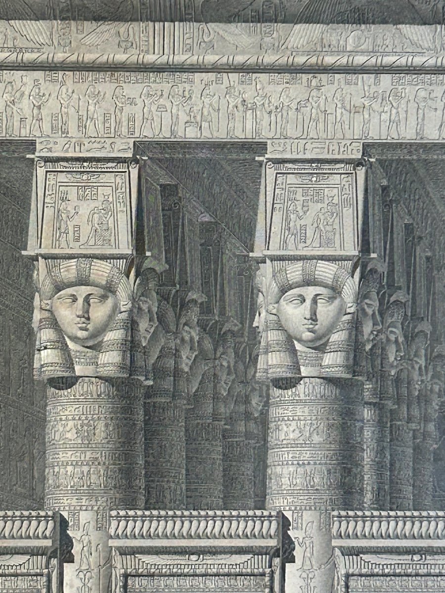 Rare Large Engraving Description Of Egypt During The Expedition Of The Napoleonic Army 1820-photo-5