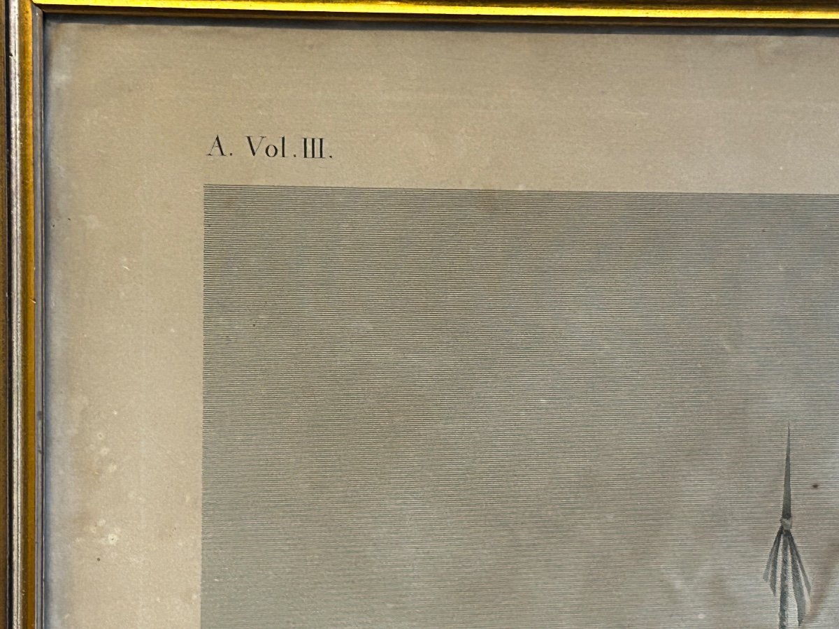 Rare Large Engraving Description Of Egypt During The Expedition Of The Napoleonic Army 1820-photo-4