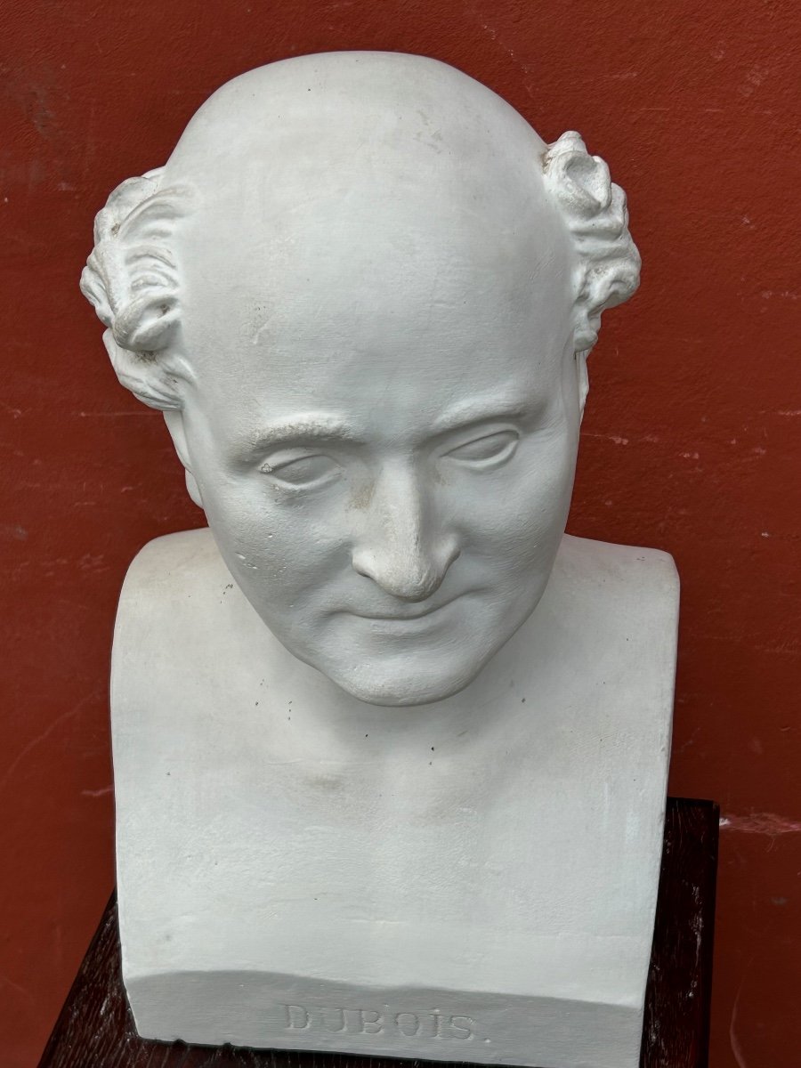 Paul Antoine Dubois (1795-1871) Médecin Obstétricien - Buste De Bibliothèque plâtre XIXème N°8-photo-1