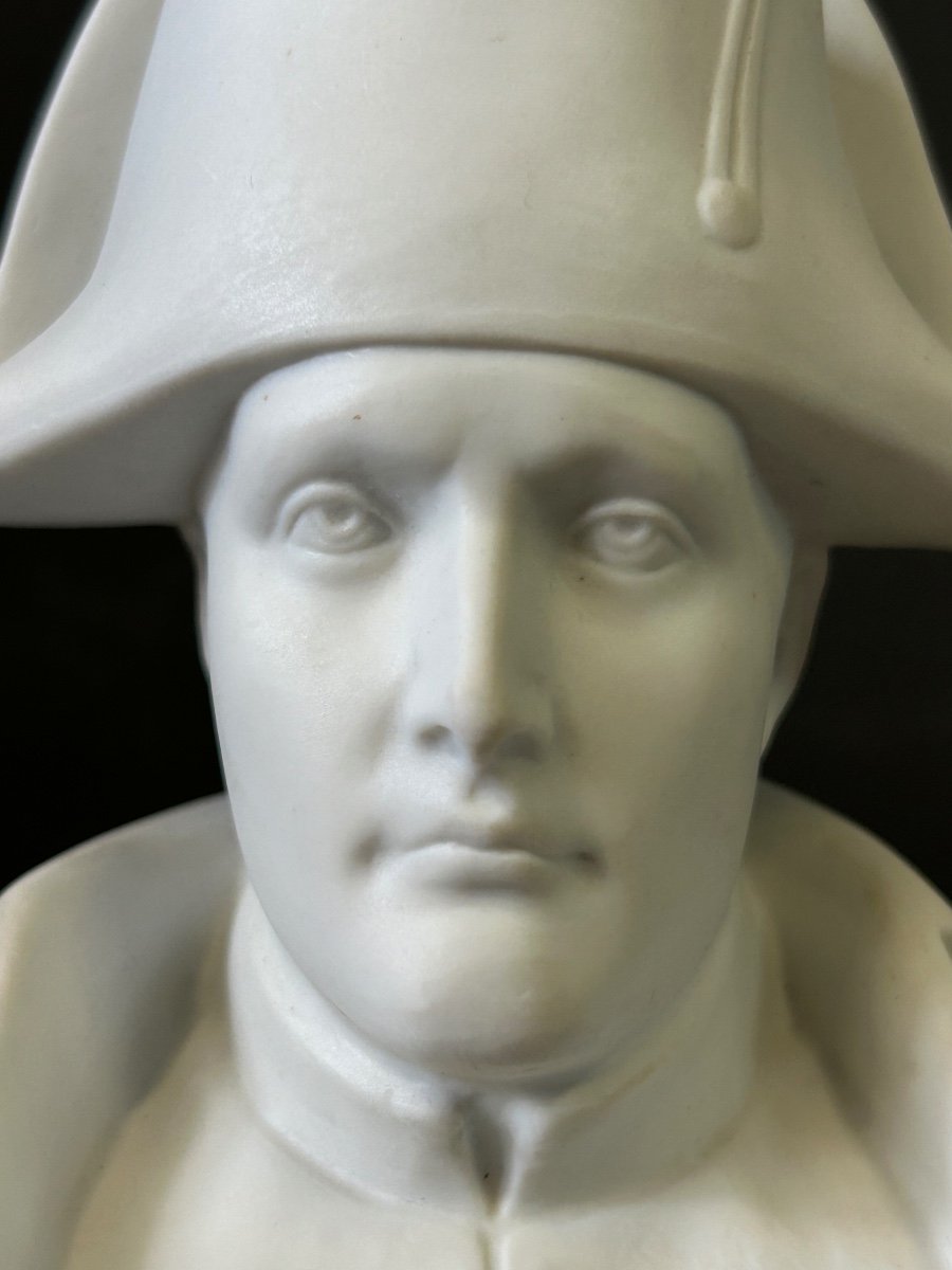 Bust Of Emperor Napoleon In Biscuit Porcelain - Napoleon Bonaparte - Empire -photo-7