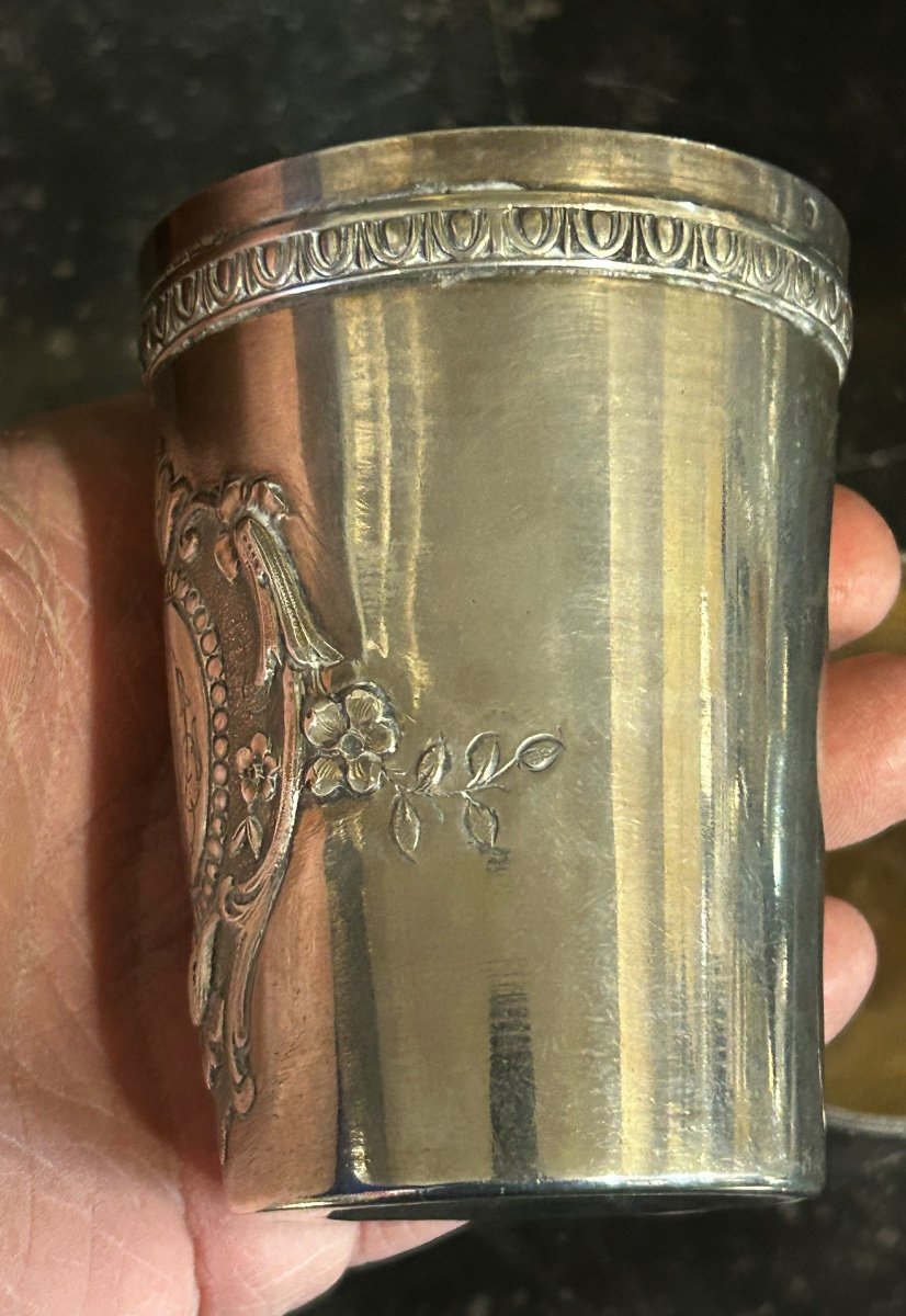 Pair Of Timpani In Sterling Silver With Napoleon III Minerva Hallmark - Weight: 345 Gr-photo-8