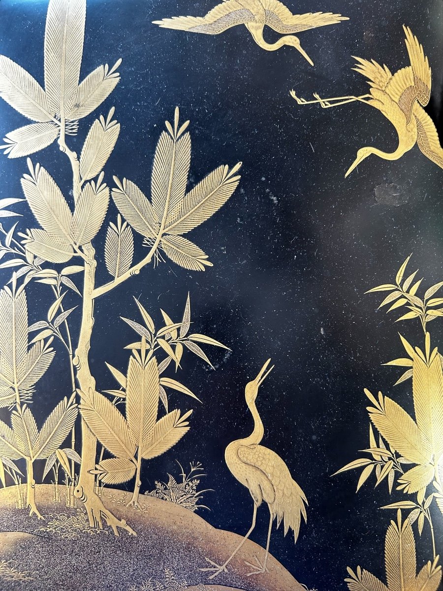 Important Lacquer Box From Japan Meiji Period - 19th Century - Japanese-photo-8