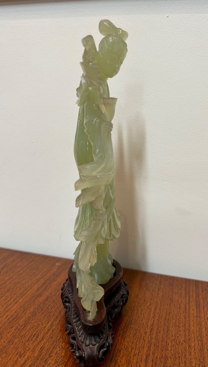 Sculpture En Jade - Jadéite Chine Début XXéme Chinois -photo-1