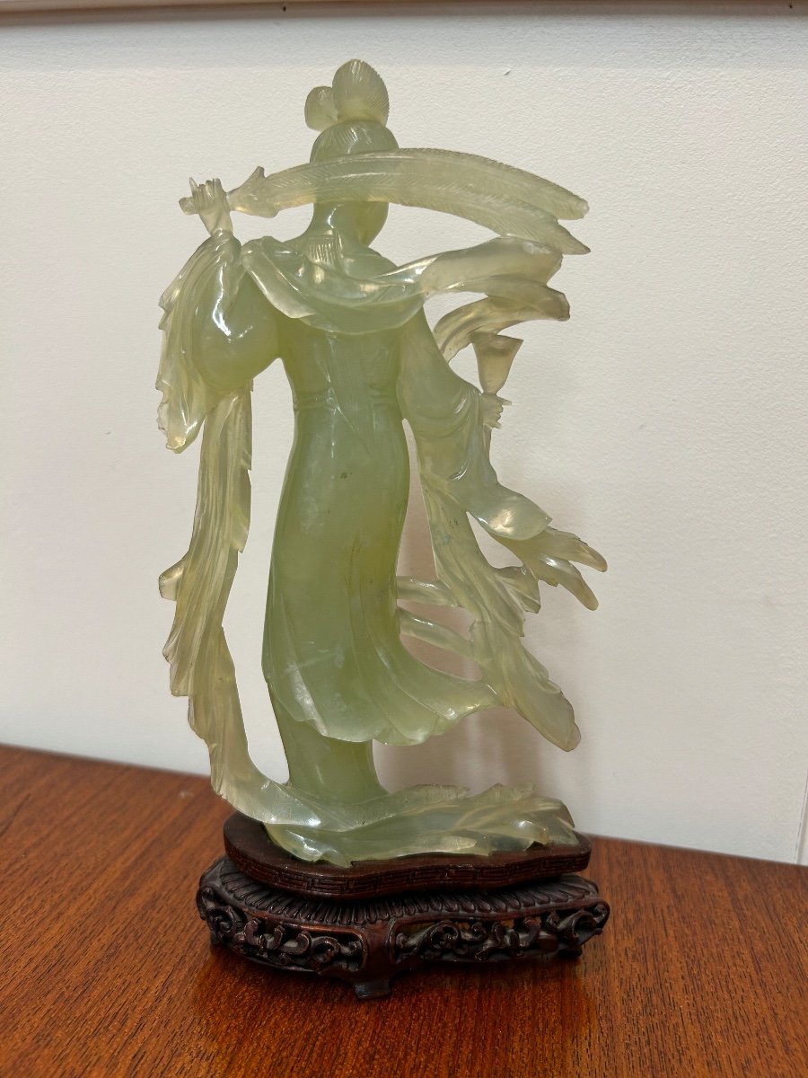 Sculpture En Jade - Jadéite Chine Début XXéme Chinois -photo-2