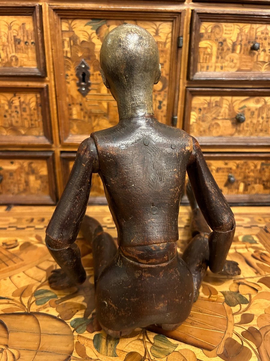 Articulated Wooden Artist's Mannequin For Painter Or Sculptor Late 18th Century -photo-6