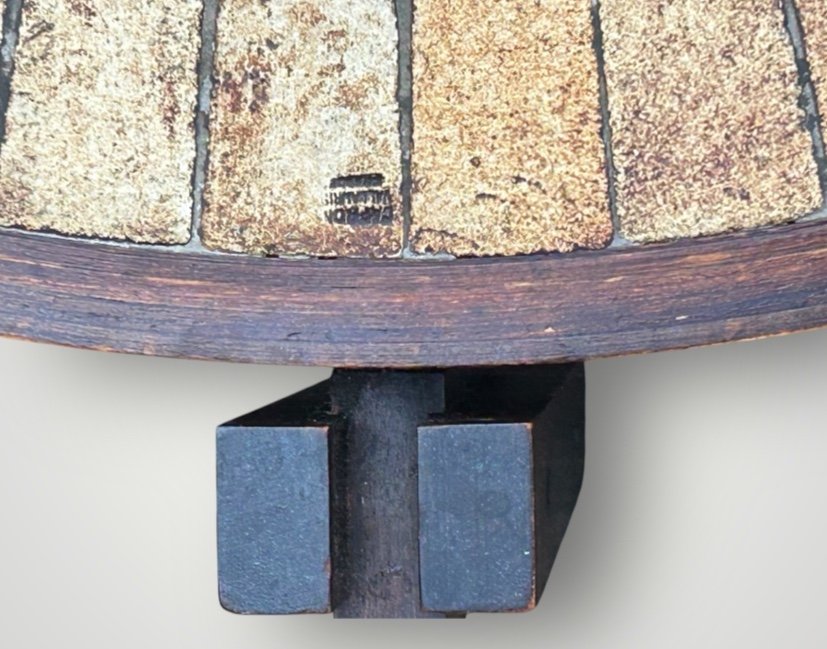 Circular Coffee Table “les Herbiers” By Roger Capron - Ceramic 1960 Vallauris -photo-1
