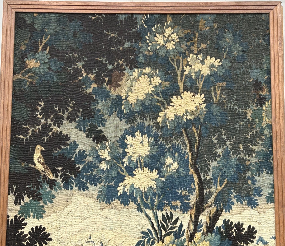 Verdure - Tapisserie Manufacture Royale D’aubusson D’époque XVIIIème Siècle H 231 Cm-photo-4