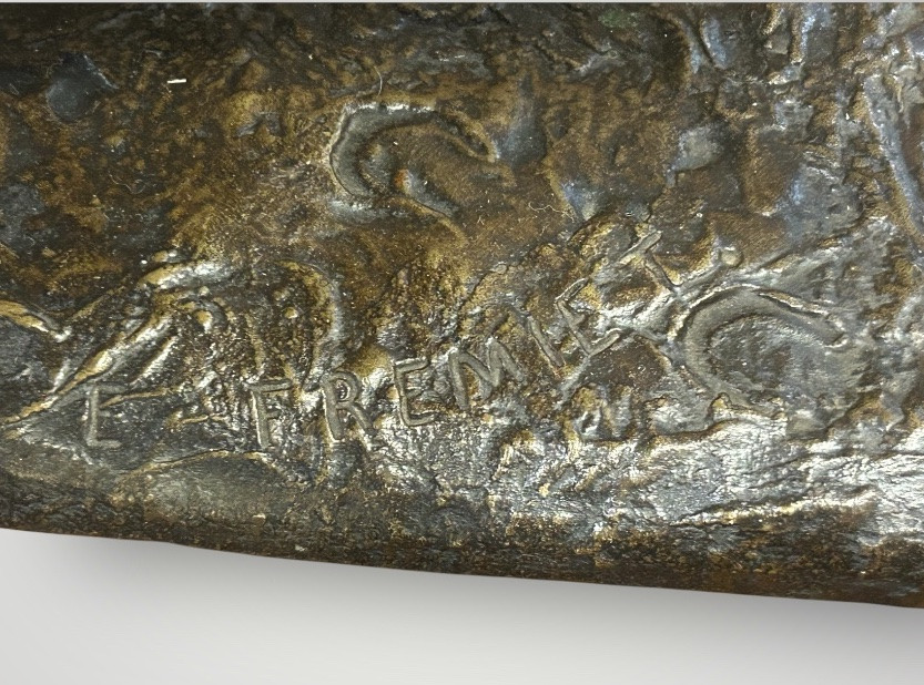 Emmanuel Frèmiet Paris (1824-1910) Bronze « le Duc D’orleans à Cheval » -photo-5