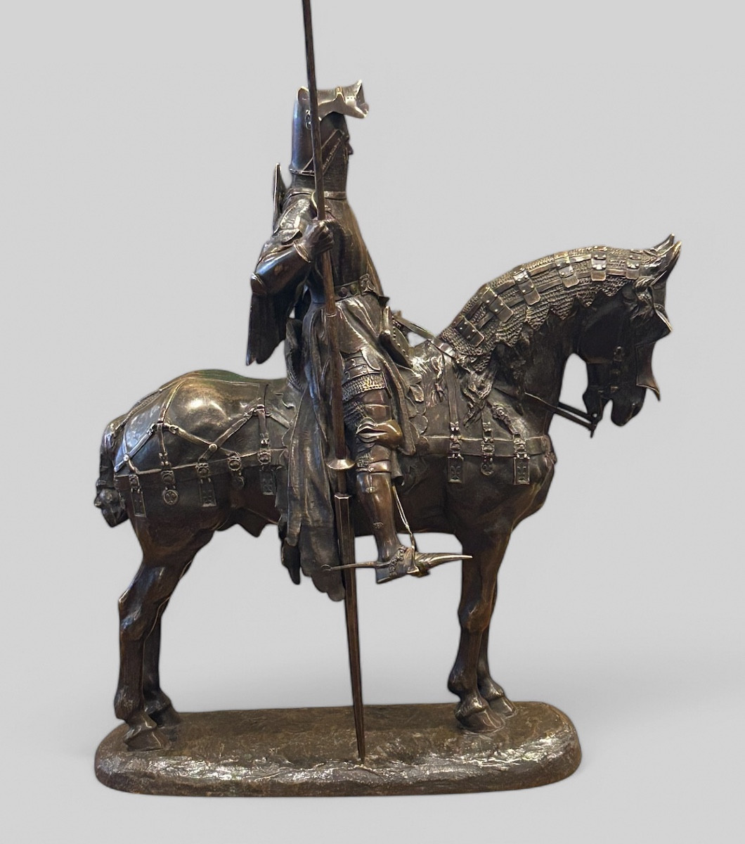 Emmanuel Frèmiet Paris (1824-1910) Bronze « le Duc D’orleans à Cheval » 