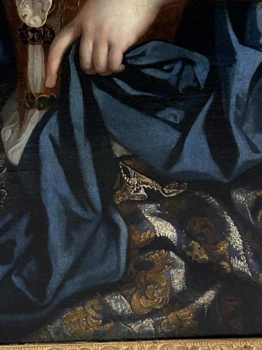 Portrait Of A Woman, 17th Century, Oil On Canvas - H 113 Cm -photo-5