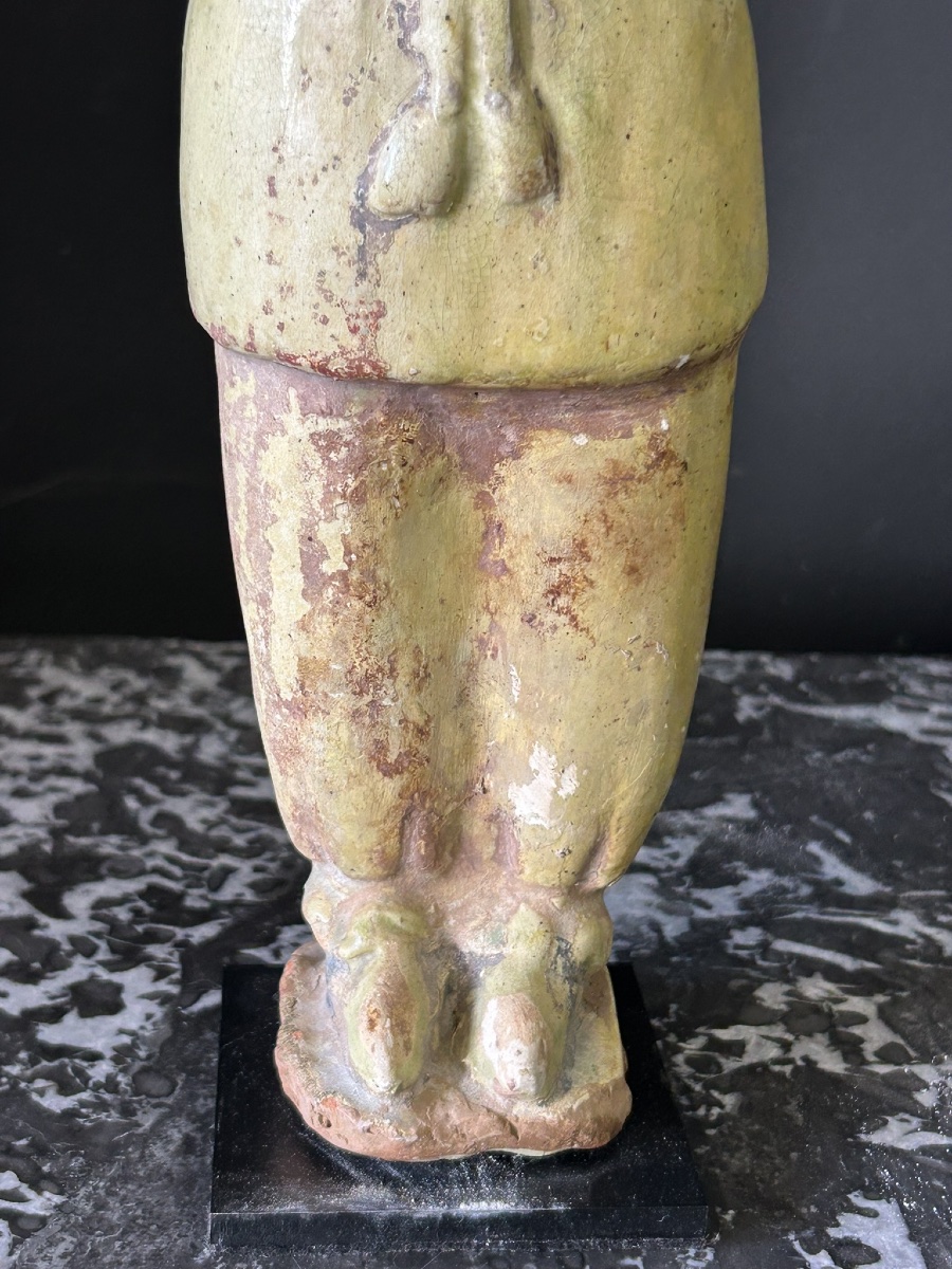 Ceramic Funerary Statue Sculpture From China, Sui Period (581-618) - Tang Dynasty - No. 2-photo-4