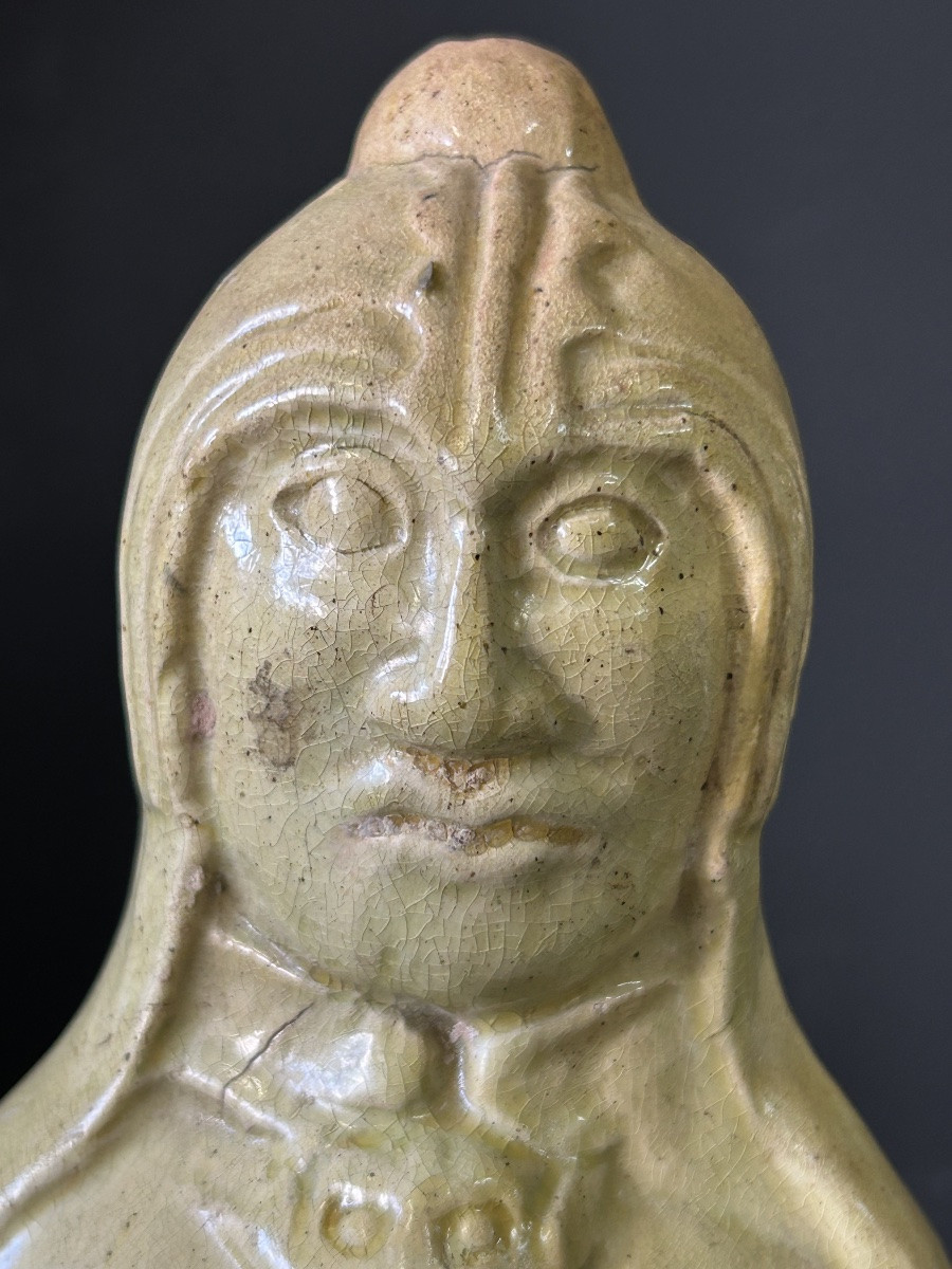 Ceramic Funerary Statue Sculpture From China, Sui Period (581-618) - Tang Dynasty - No. 2-photo-6