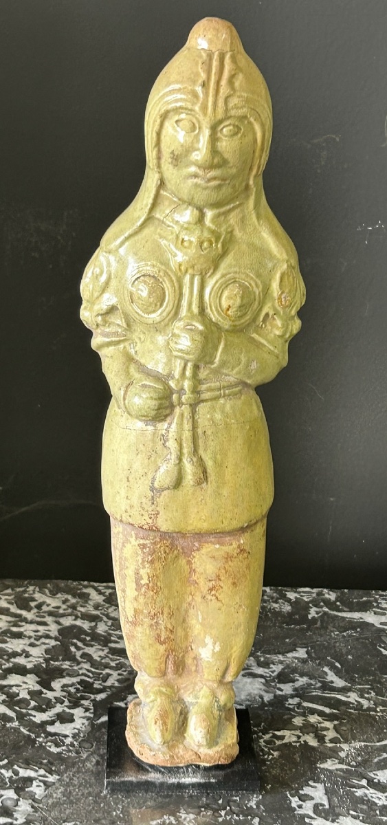 Ceramic Funerary Statue Sculpture From China, Sui Period (581-618) - Tang Dynasty - No. 2-photo-8