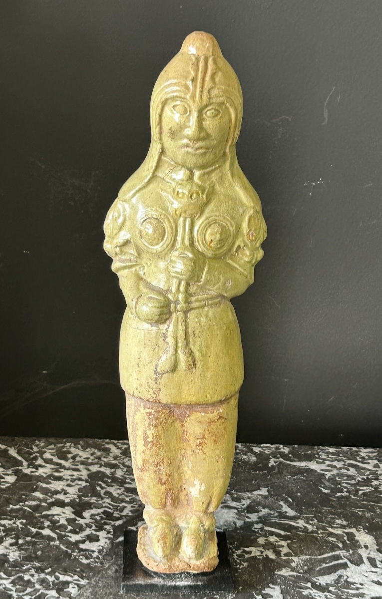 Ceramic Funerary Statue Sculpture From China, Sui Period (581-618) - Tang Dynasty - No. 2