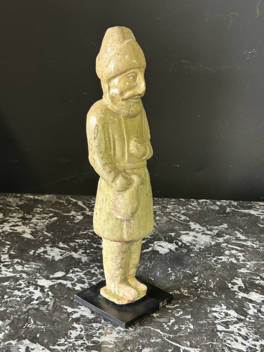 Sculpture statue funéraire en céramique de la Chine époque Sui ( 581-618) -dynastie Tang-n°4-photo-1