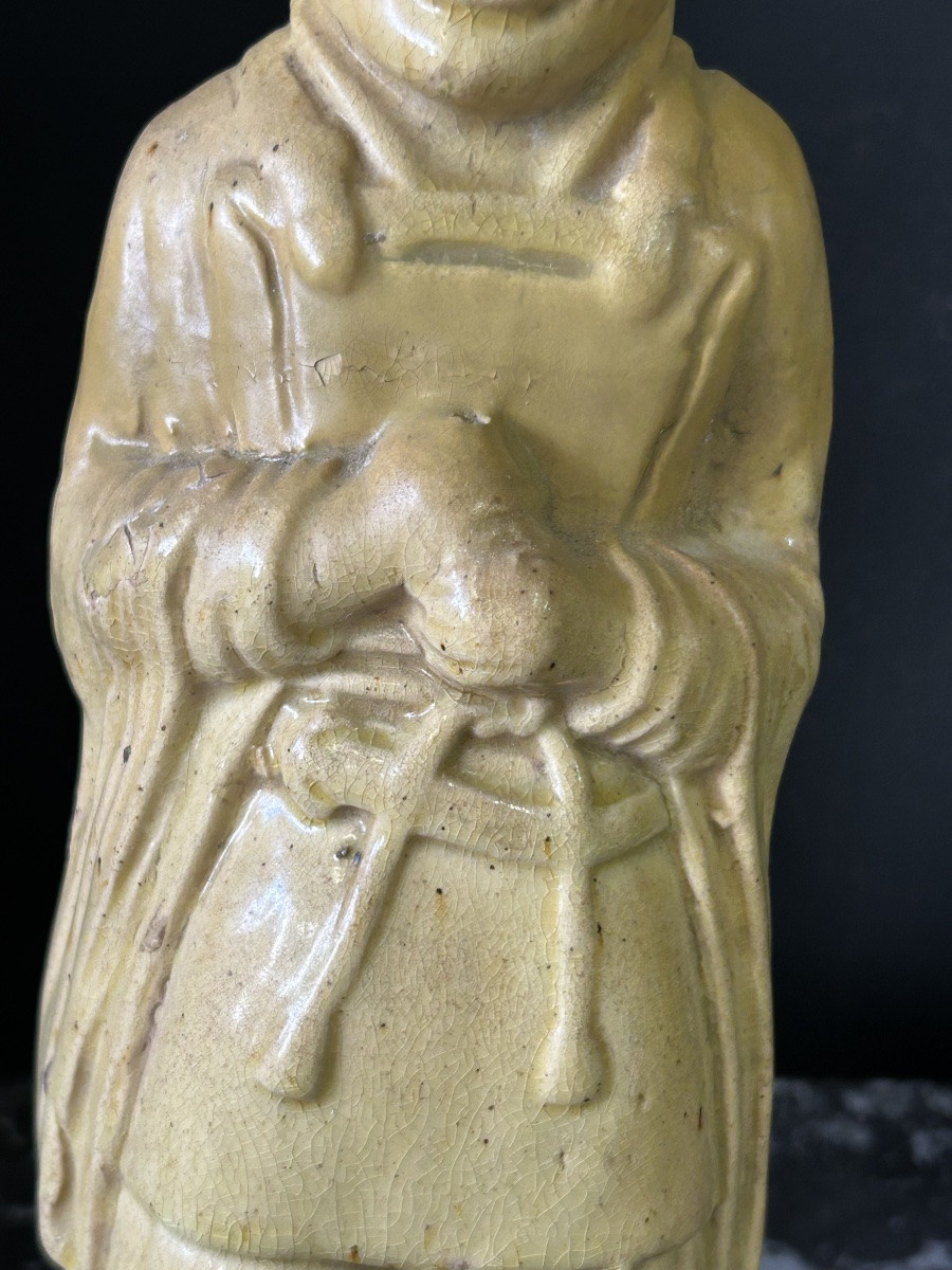 Ceramic Funerary Statue Sculpture From China, Sui Period (581-618) - Tang Dynasty - No. 5 -photo-3