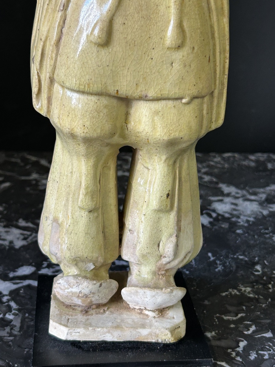 Ceramic Funerary Statue Sculpture From China, Sui Period (581-618) - Tang Dynasty - No. 5 -photo-4