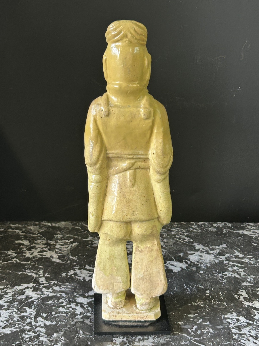 Ceramic Funerary Statue Sculpture From China, Sui Period (581-618) - Tang Dynasty - No. 5 -photo-3