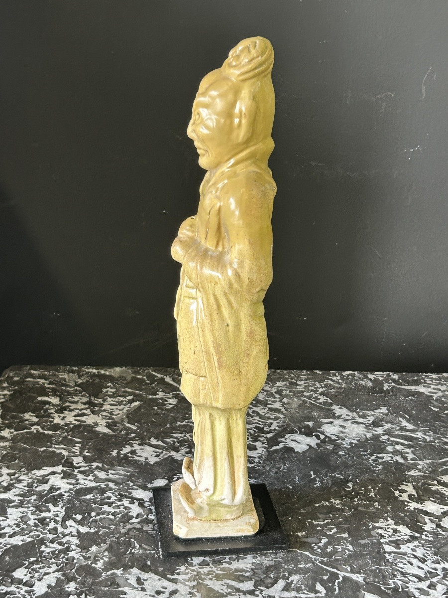 Ceramic Funerary Statue Sculpture From China, Sui Period (581-618) - Tang Dynasty - No. 5 -photo-4