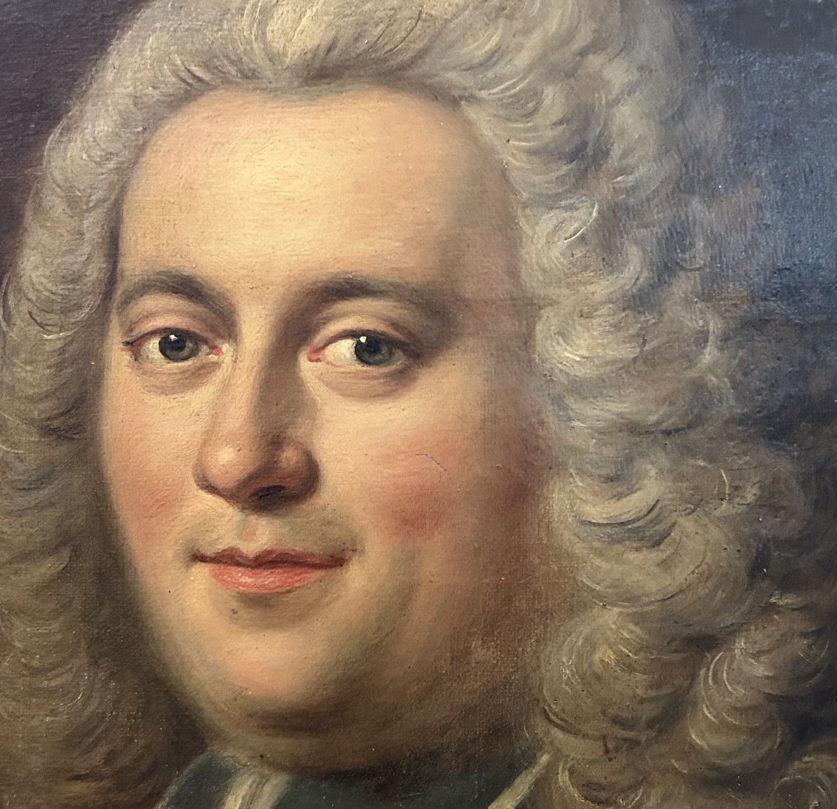 Portrait Of A Magistrate From The 18th Century - Oil On Canvas Gm Crespi (1671-1748)-photo-8
