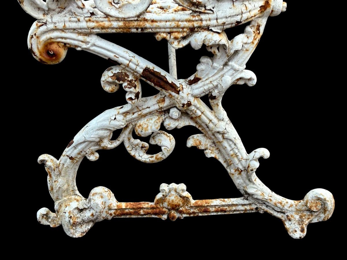  Victorian Style Cast Iron Garden Bench From The Late 19th Or Early 20th Century - Bench -photo-8