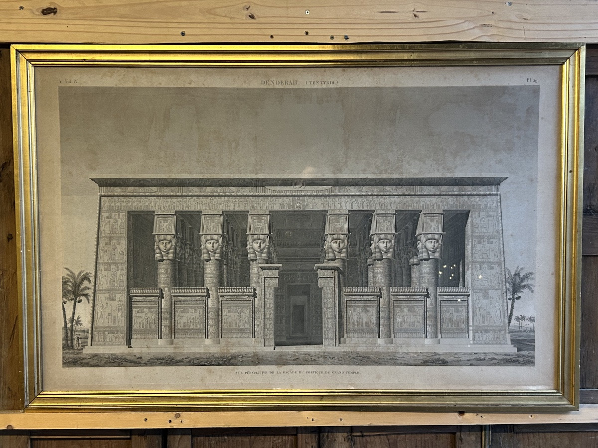 Rare Grande Gravure Description De L’egypte Pendant L’expédition de Napoléon- vers 1820 empire-photo-2