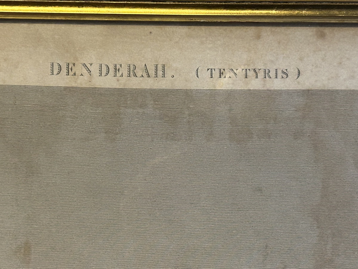 Rare Grande Gravure Description De L’egypte Pendant L’expédition de Napoléon- vers 1820 empire-photo-2