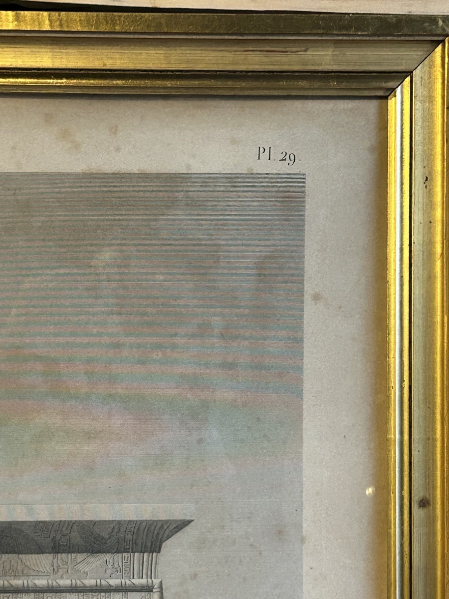 Rare Grande Gravure Description De L’egypte Pendant L’expédition de Napoléon- vers 1820 empire-photo-3