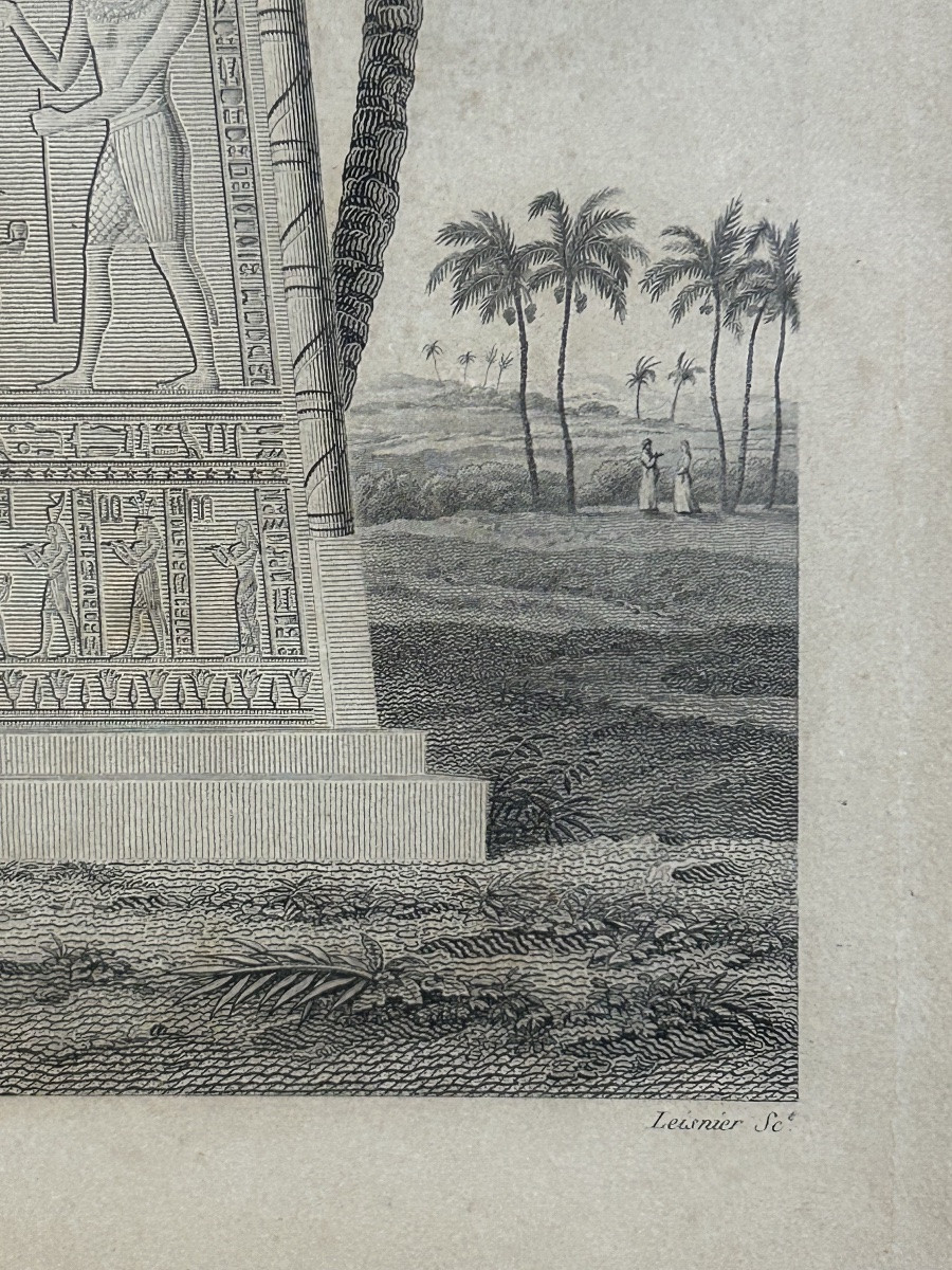 Rare Grande Gravure Description De L’egypte Pendant L’expédition de Napoléon- vers 1820 empire-photo-4