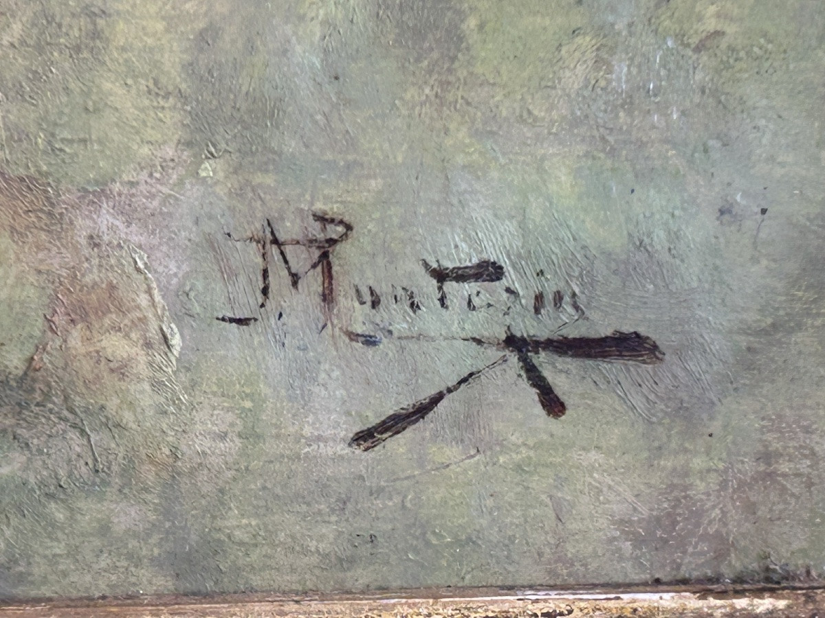 Pierre Eugène Montezin (1874-1946) Oil On Cardboard - Lake Landscape -photo-4