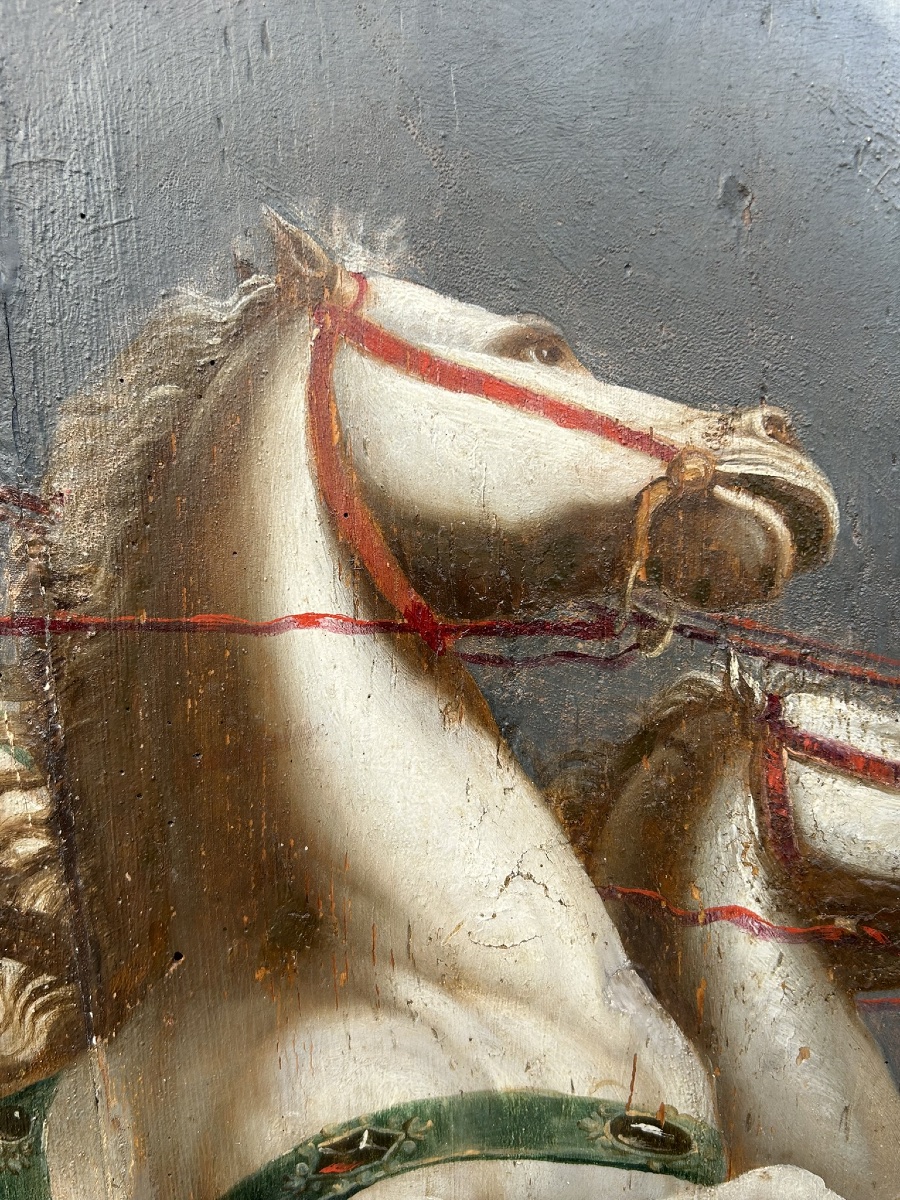 Ceiling Painting, Mythological Scene, Triumph Of Apollo, 17th Century, Painting On Wood -photo-8