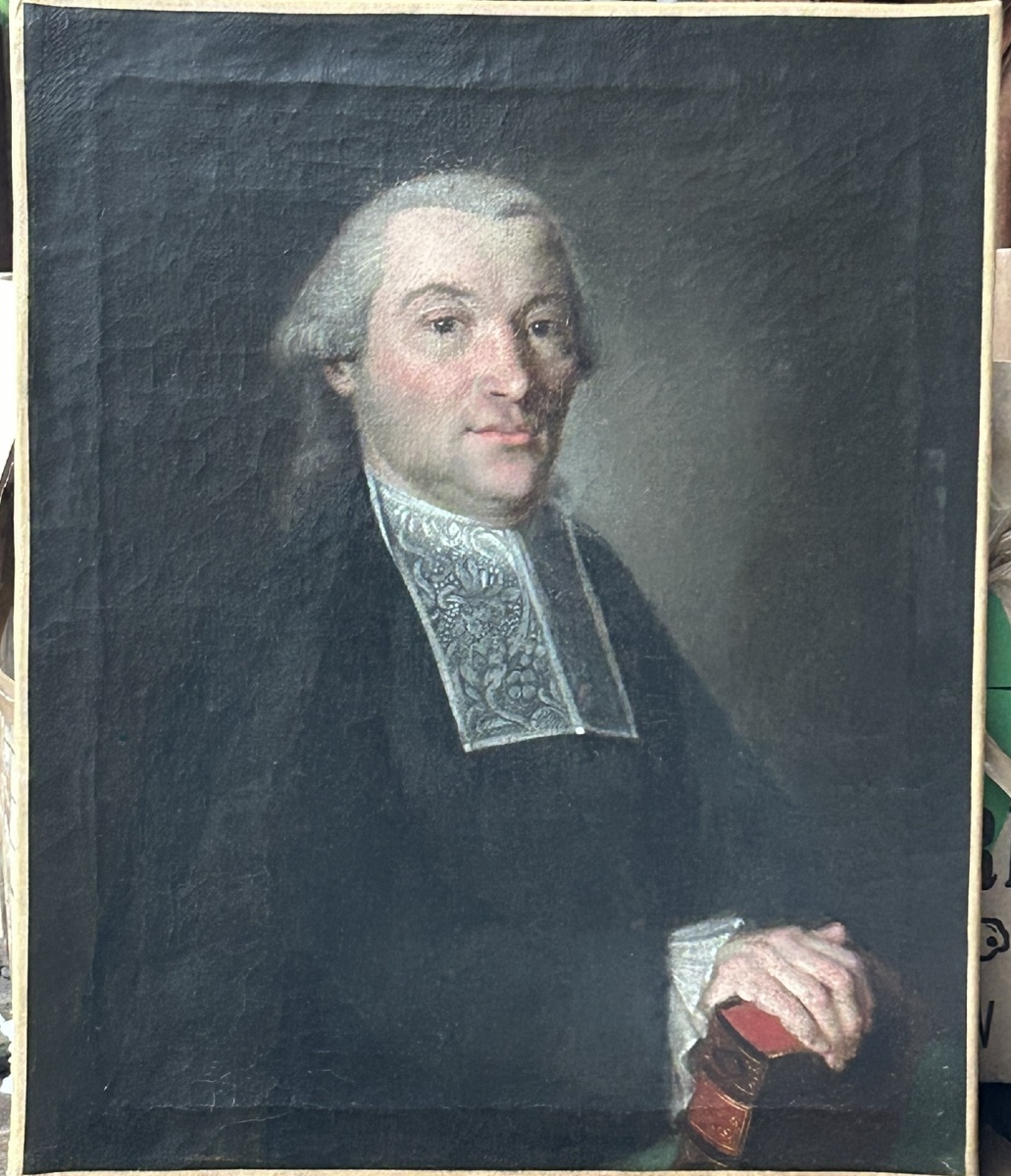 Barth 18th Century Portrait Of A Magistrate Oil On Canvas Dated 1767 
