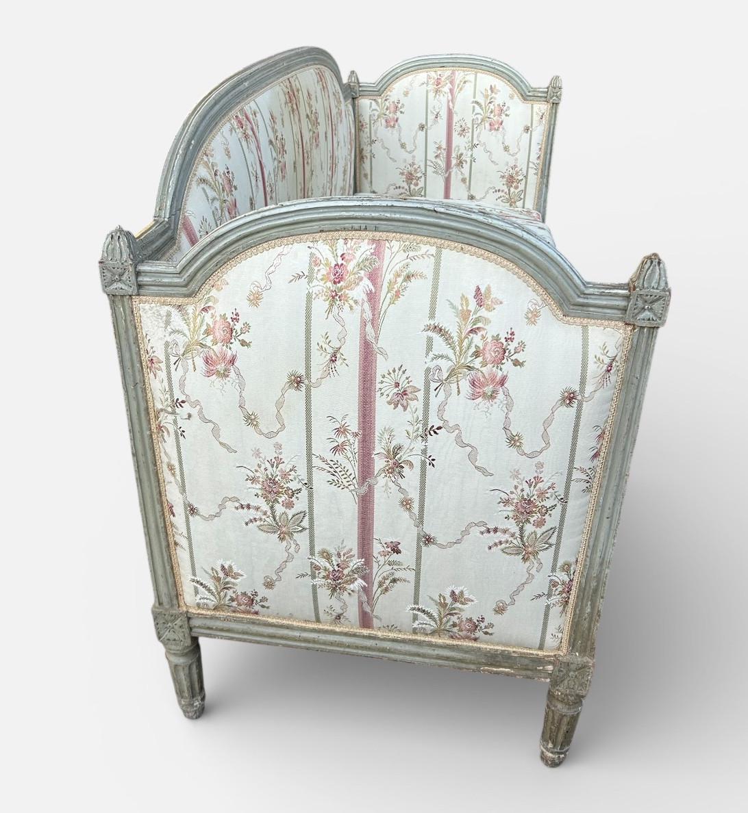 Louis XVI Period Alcove Bed - Bench - Daybed - 18th Century, Original Lacquer -photo-3