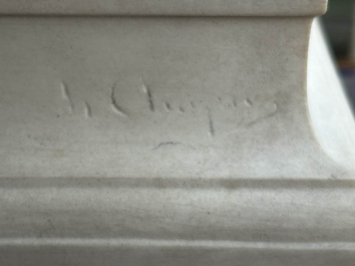 Marie Francois Sadi Carnot (1837-1894) Sèvres Porcelain Bust, 1890, Sculptor H. Chapu -photo-8