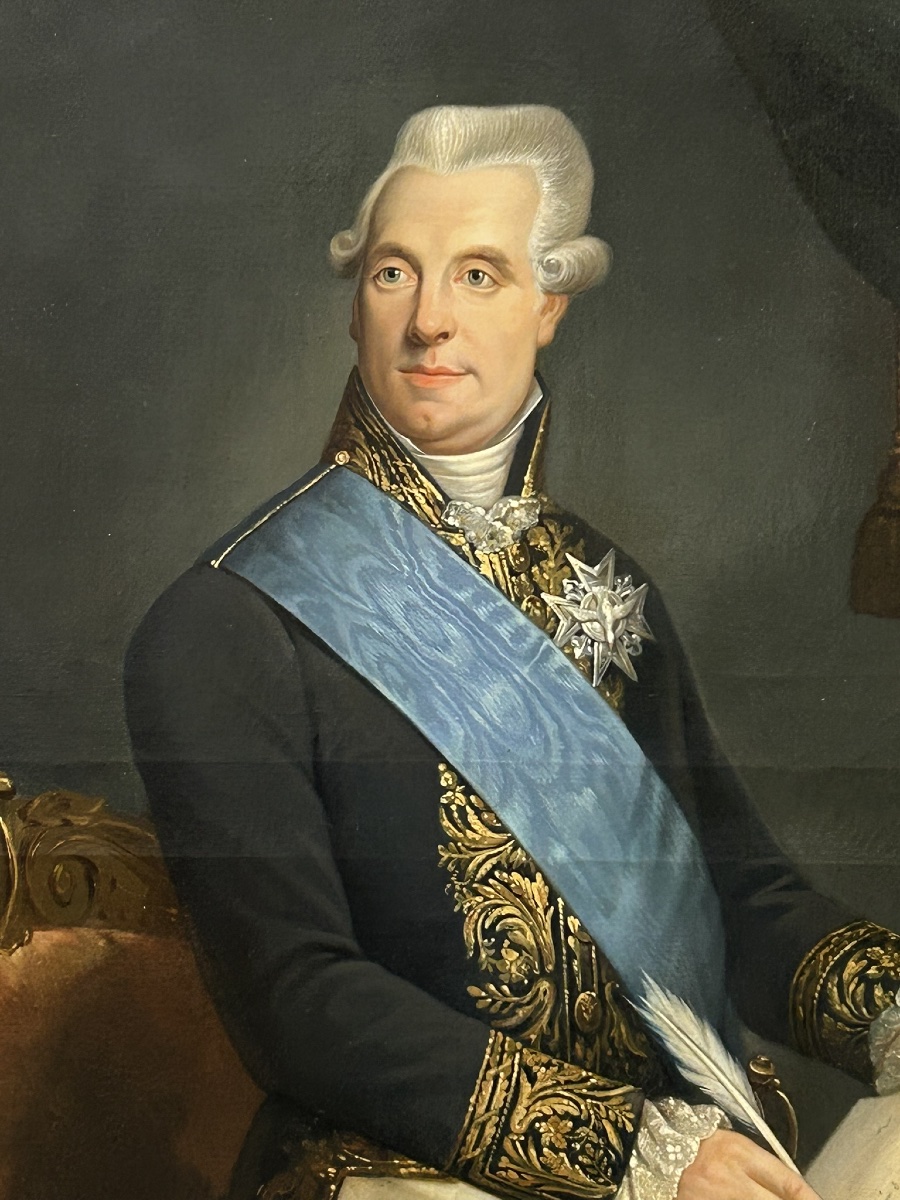 Charles Alexandre Crauk (1819-1905) Portrait Of Pierre Charles Laurent, Marquis De Villedeuil -photo-2