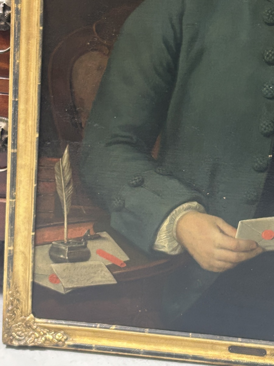 Portrait Of Joh Jac Schmitz, Born In Cologne In 1724, Painted In 1776 At The Age Of 53. Oil On Canvas. -photo-4