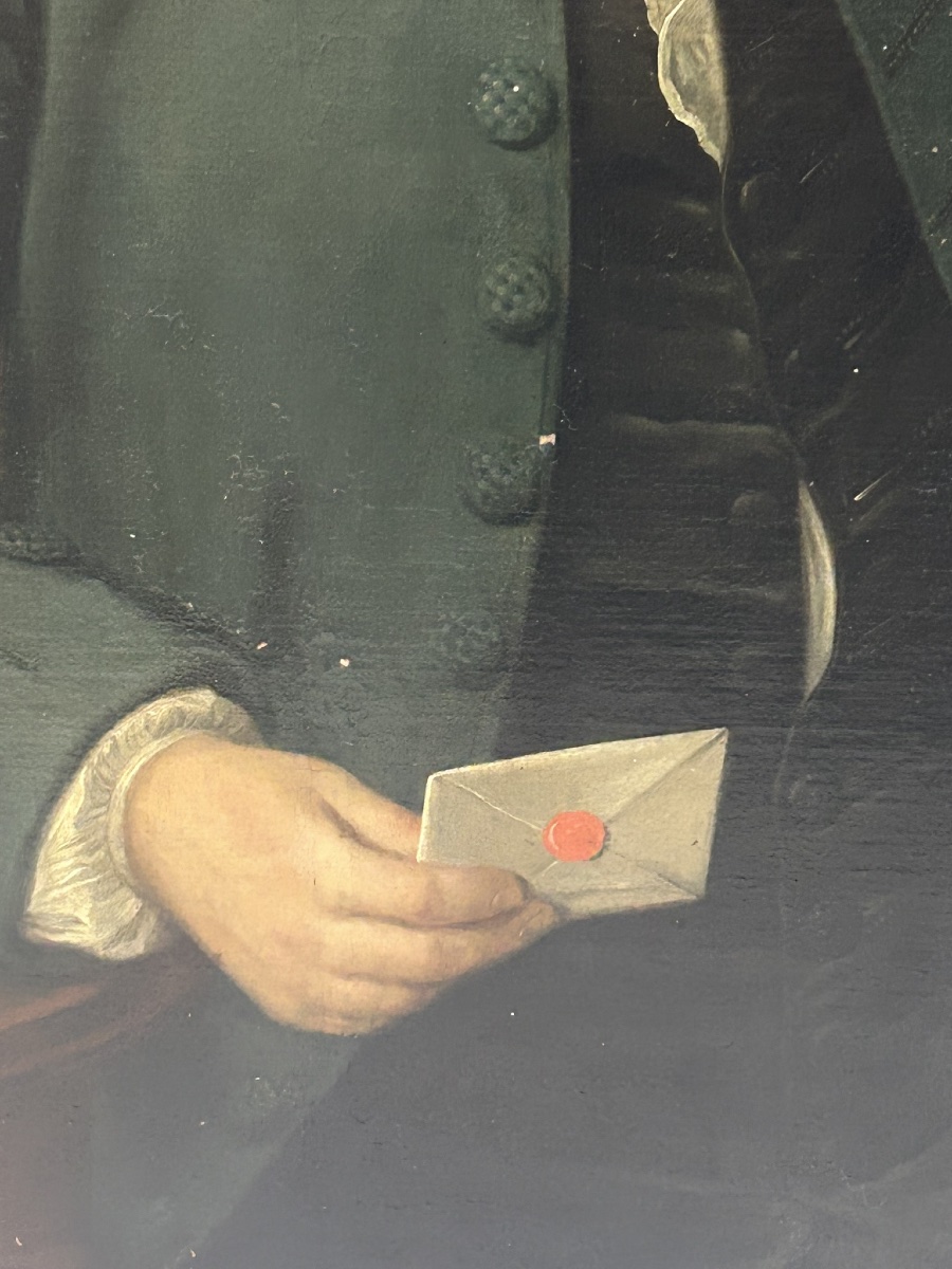 Portrait Of Joh Jac Schmitz, Born In Cologne In 1724, Painted In 1776 At The Age Of 53. Oil On Canvas. -photo-2