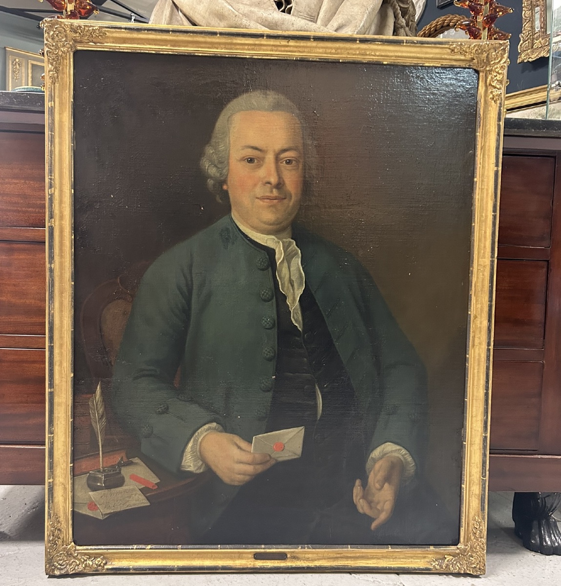 Portrait Of Joh Jac Schmitz, Born In Cologne In 1724, Painted In 1776 At The Age Of 53. Oil On Canvas. -photo-4