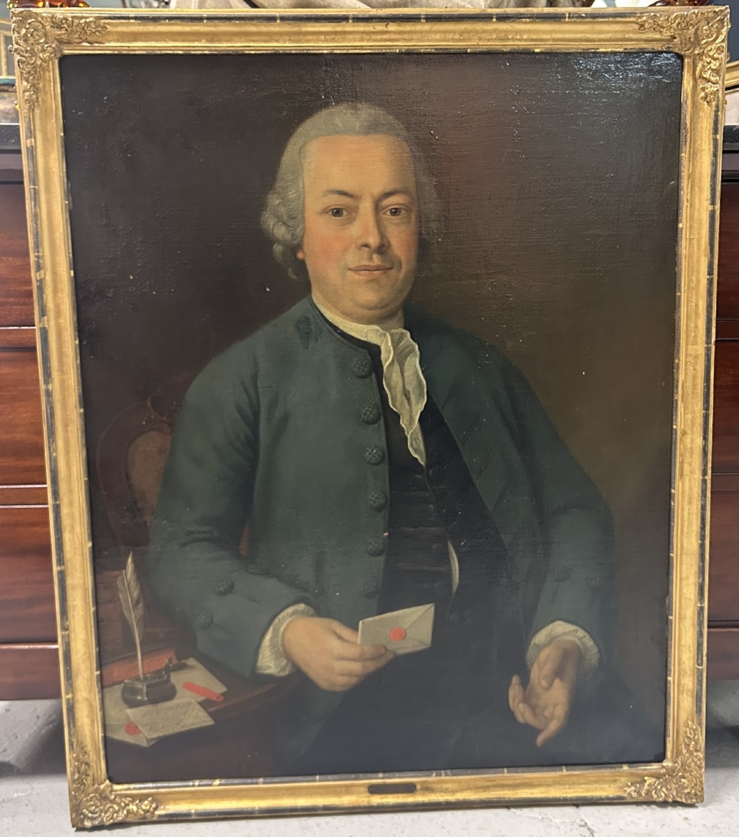 Portrait Of Joh Jac Schmitz, Born In Cologne In 1724, Painted In 1776 At The Age Of 53. Oil On Canvas. -photo-5