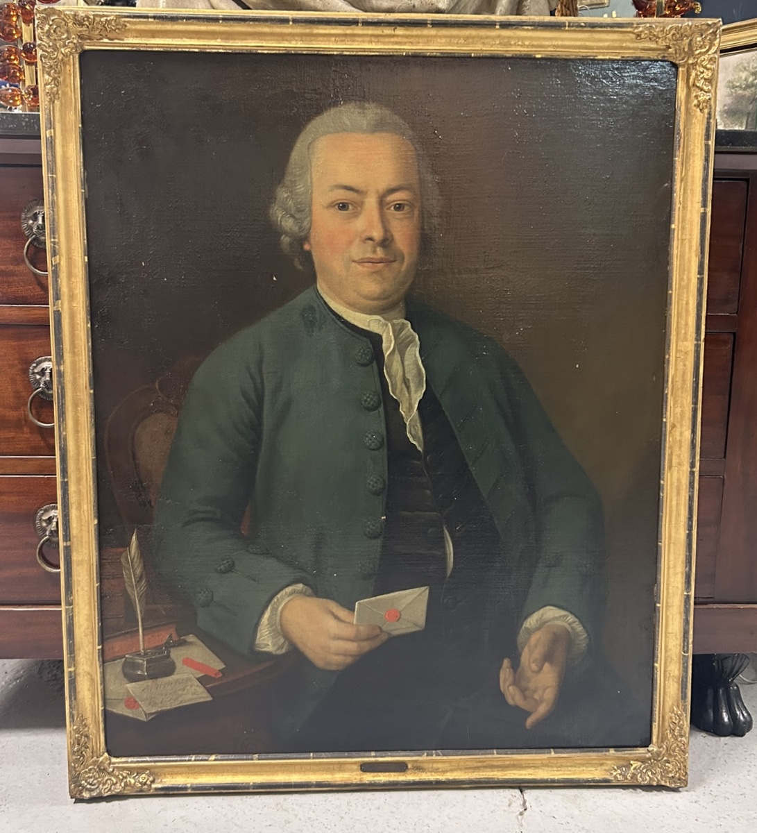 Portrait Of Joh Jac Schmitz, Born In Cologne In 1724, Painted In 1776 At The Age Of 53. Oil On Canvas. 