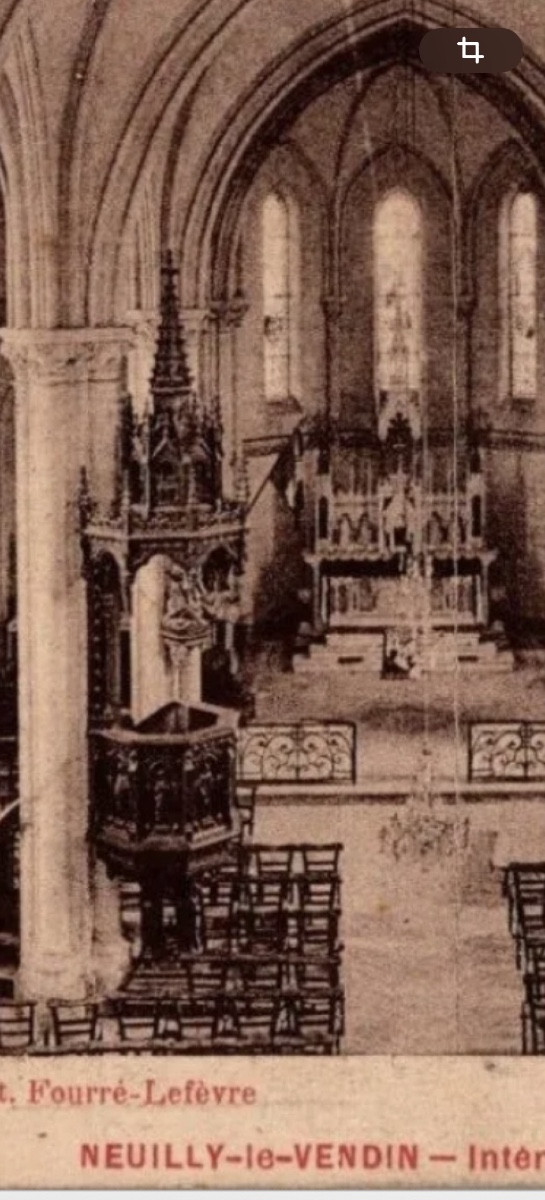Very Important Oak Church Pulpit Dating From 1900, Neo-gothic Style, Total Height 7.30 M-photo-8