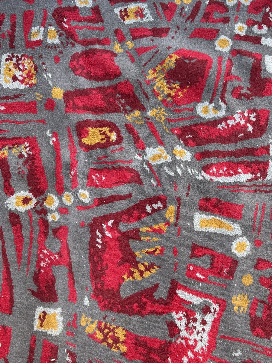 Robert WOGENSKY ( 1919-2019) tapis des années 1970 dimensions 3 x 2 m-photo-3