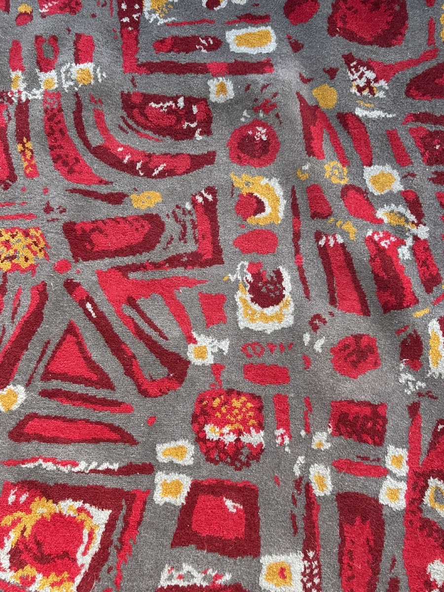 Robert WOGENSKY ( 1919-2019) tapis des années 1970 dimensions 3 x 2 m-photo-4