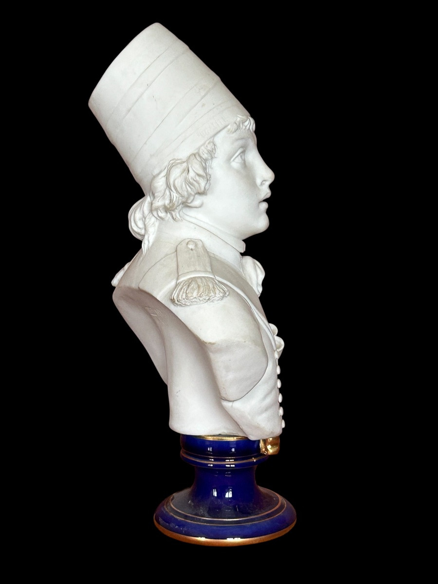 Buste de Joseph Barra en porcelaine de sèvres 1885 - révolutionnaire - Empire - révolution -photo-2
