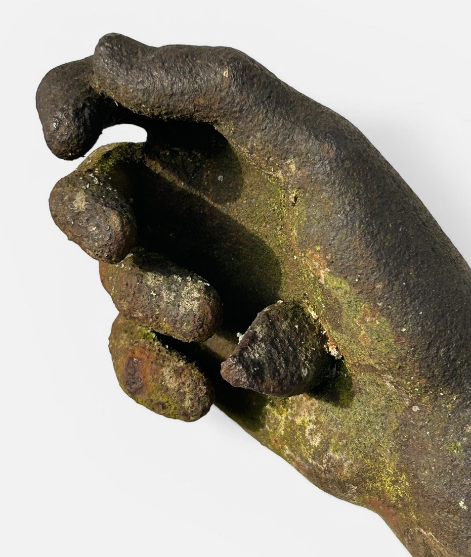 Grand Christ en croix en fonte du XIXéme siècle hauteur 150 cm - Crucifixion - religieux - -photo-1