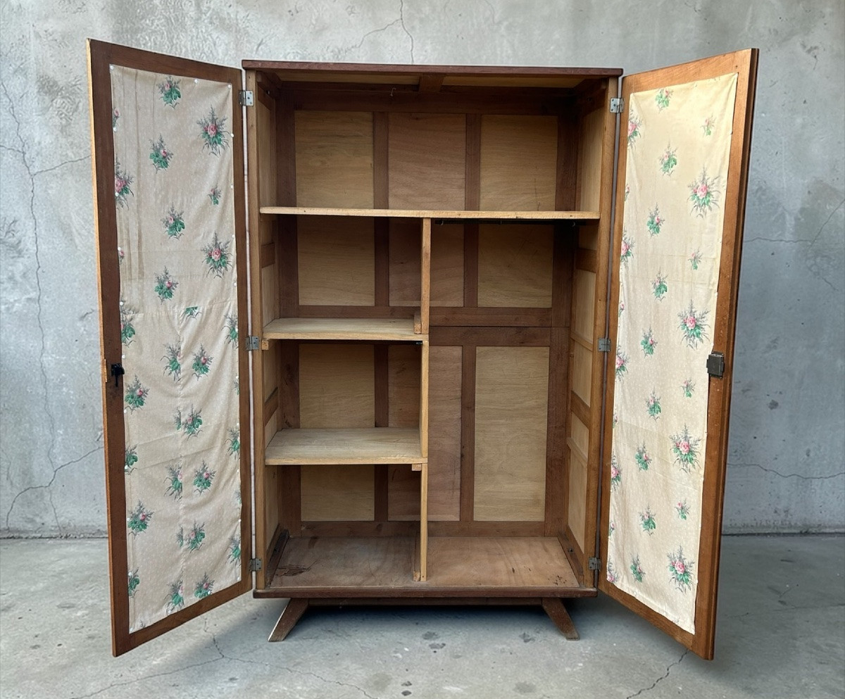 René Gabriel rare armoire vers 1945-50 mobilier de la reconstruction - après guerre -photo-4