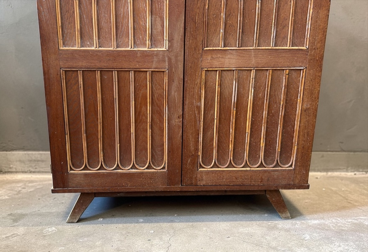 René Gabriel rare armoire vers 1945-50 mobilier de la reconstruction - après guerre -photo-3