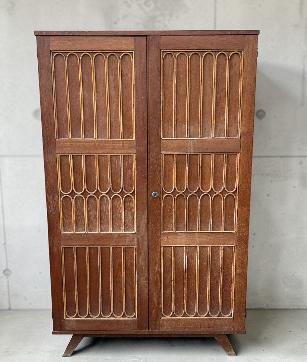 René Gabriel rare armoire vers 1945-50 mobilier de la reconstruction - après guerre -photo-4