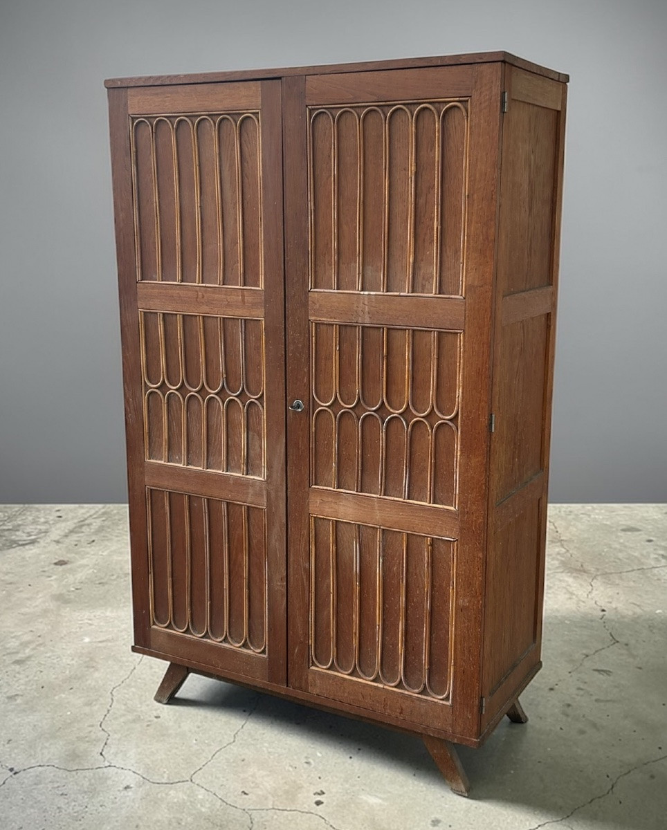 René Gabriel rare armoire vers 1945-50 mobilier de la reconstruction - après guerre -photo-7