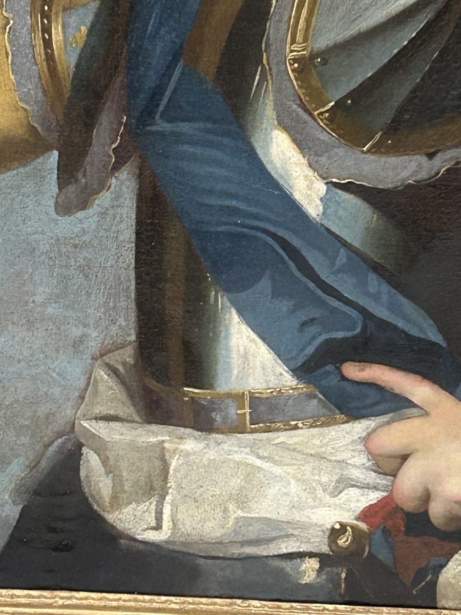 18th-century French School Portrait Of An Adolescent Louis XV After J-b Van Loo H 88 Cm-photo-2